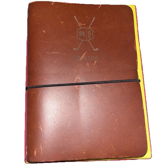Rustico Leather Golf Log Score Card Holder Brown BRAND NEW (READ DESCRIPTION) - Picture 1 of 8
